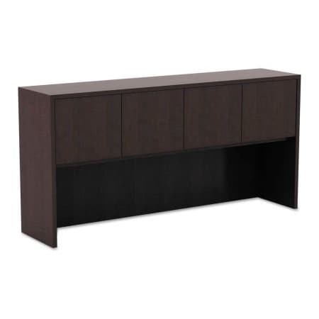 Alera Alera Hutch with Doors - 64-3/4"W x 15"D x 35-1/2"H - Espresso - Valencia Series VA286615ES